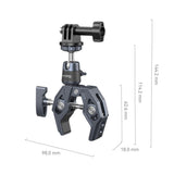 SmallRig Super Clamp with 360° Ball Head Mount for Action Cameras