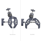 SmallRig Super Clamp with 360° Ball Head Mount for Action Cameras