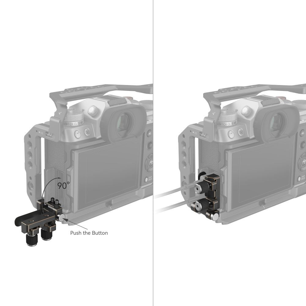 SmallRig HDMI and USB-C Cable Clamp for FUJIFILM X-T5 4147