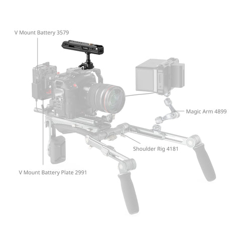 SmallRig Rotating Top Handle with NATO Clamp