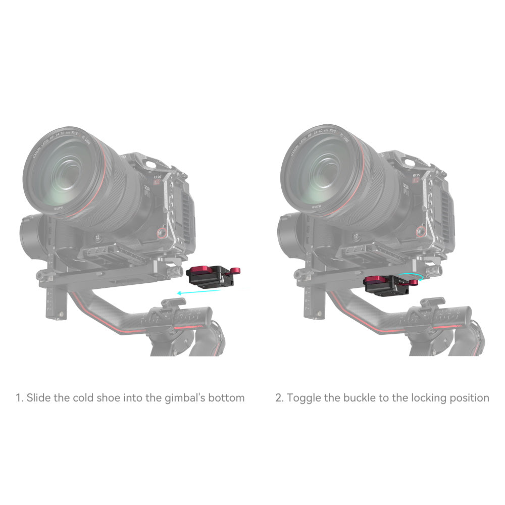 SmallRig Power Supply Mount Plate for DJI RS Stabilizers
