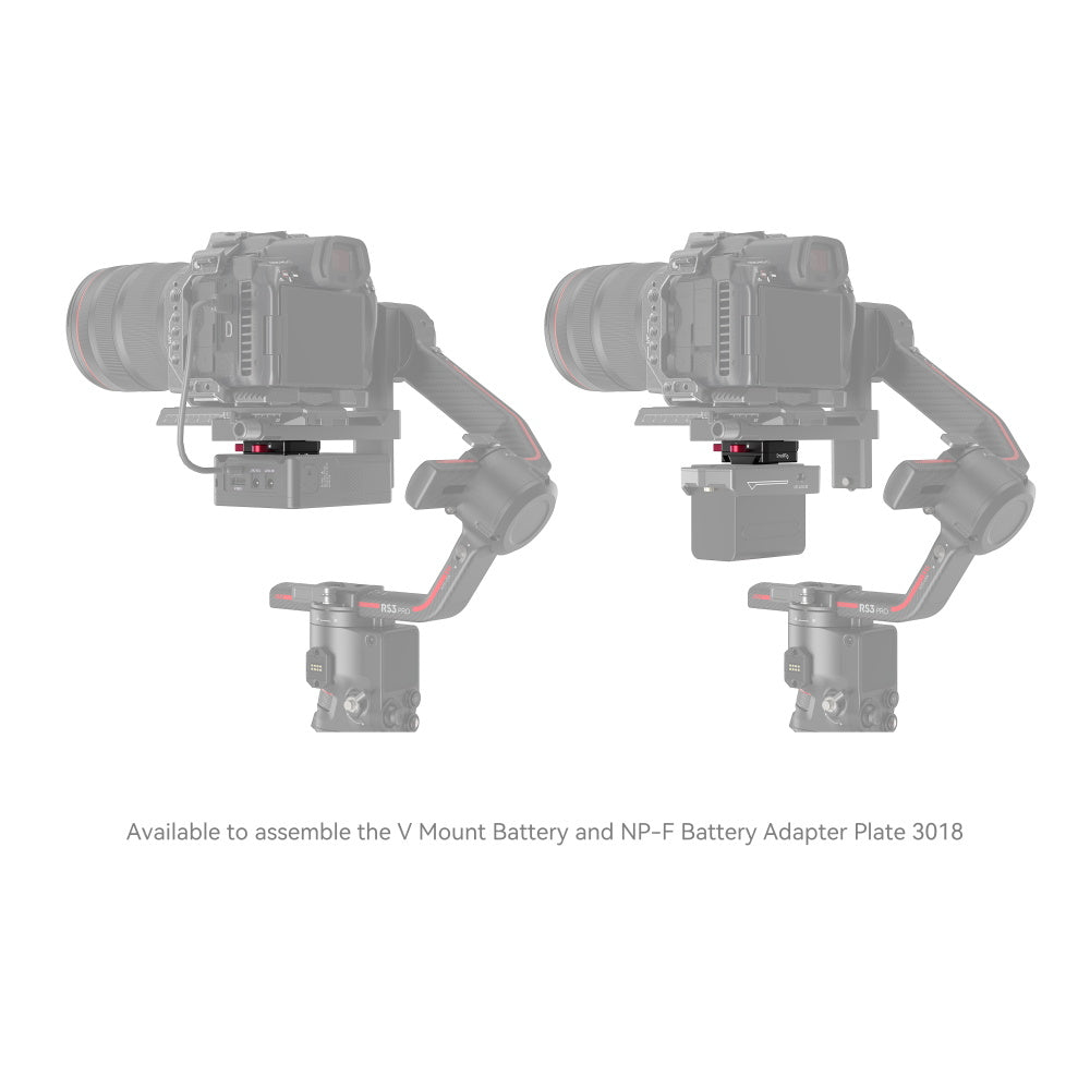 SmallRig Power Supply Mount Plate for DJI RS Stabilizers