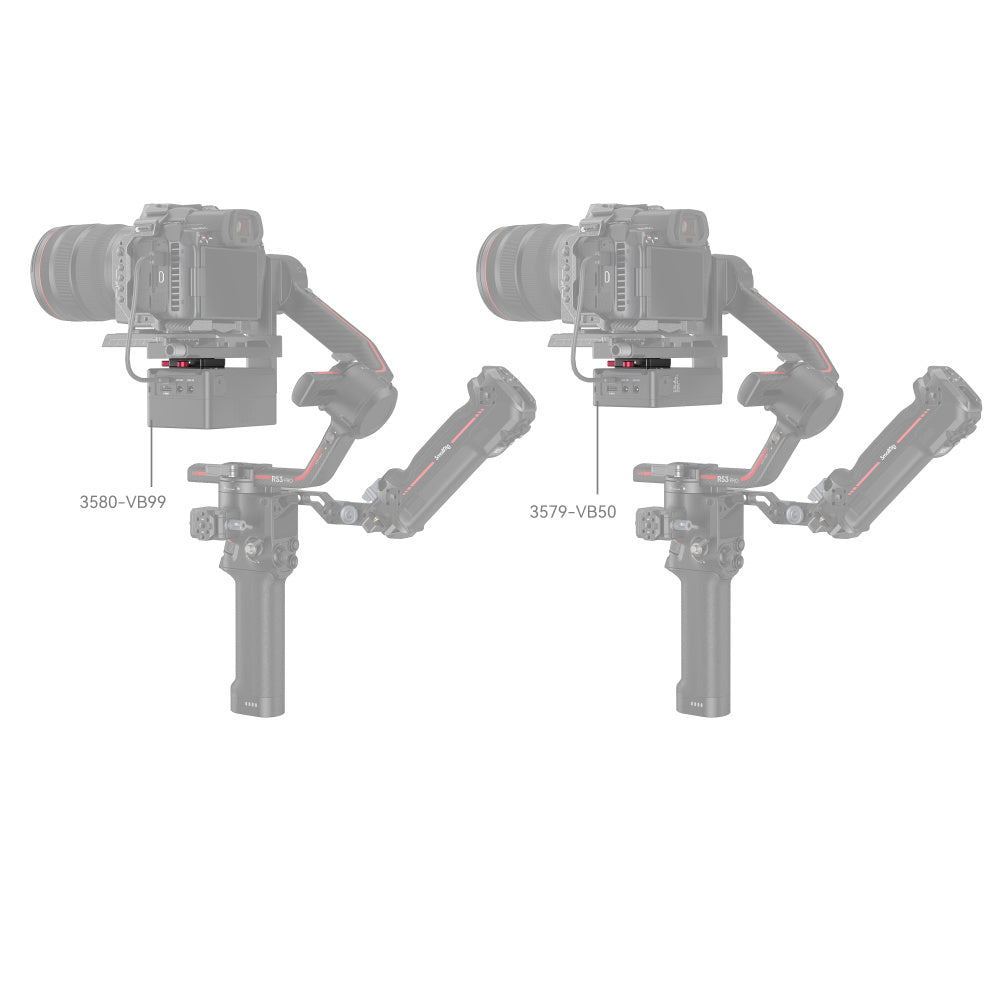 SmallRig Power Supply Mount Plate for DJI RS Stabilizers