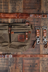 Leather Explorer Lens Quiver | Leather Messenger Bag