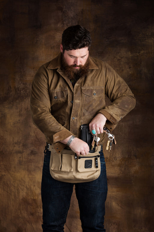 Leather Explorer Lens Quiver | Leather Messenger Bag