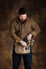 Leather Explorer Lens Quiver | Leather Messenger Bag