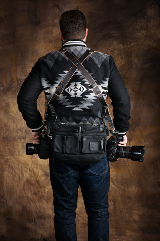 Leather Explorer Lens Quiver | Leather Messenger Bag