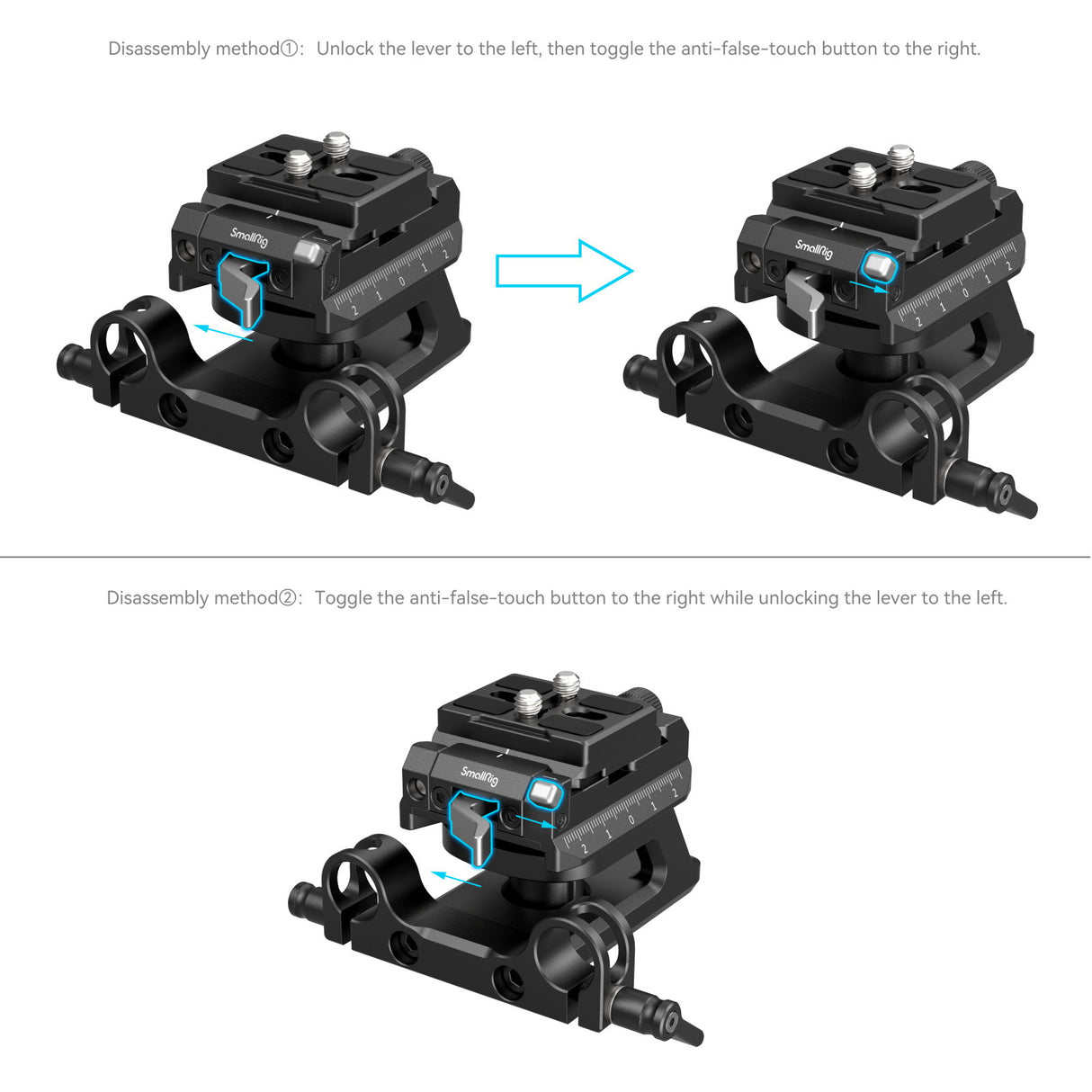 SmallRig Universal Arca-Type Mount Plate Kit 4233