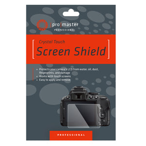 ProMaster Crystal Touch Screen Shield - Fujifilm XT50, XT30, XT30III, XT100,  XE3, XT20, XT10, XF10
