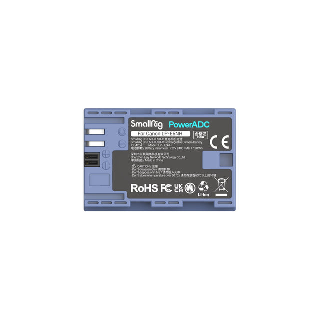 SmallRig LP-E6NH USB-C Rechargeable Camera Battery