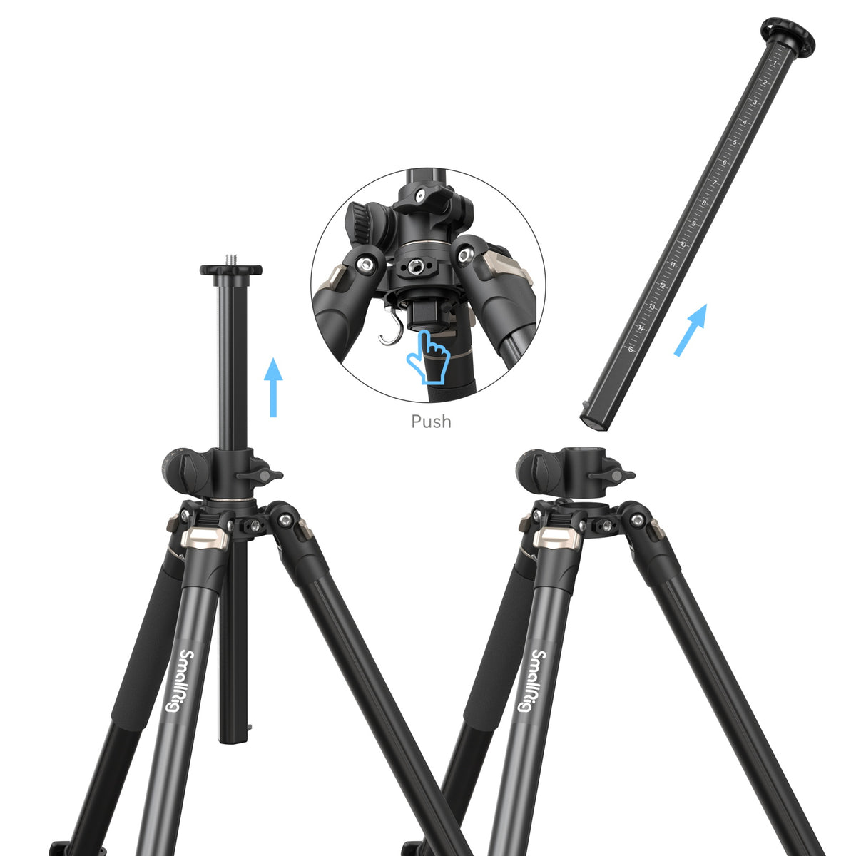 SmallRig Lateral Center Column Tripod CT200