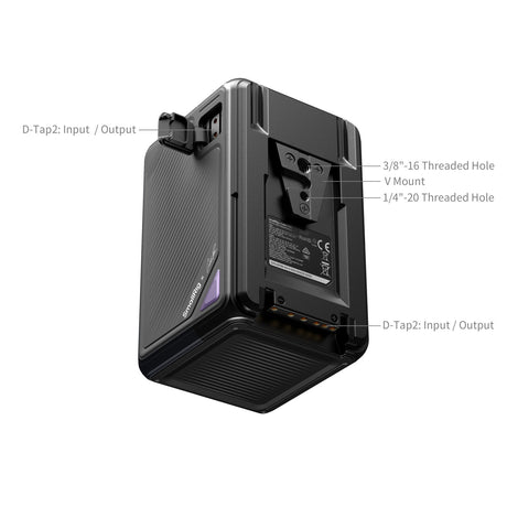 SmallRig x Caleb Pike VB212 mini V-Mount Battery 4293B, view 3 of 8