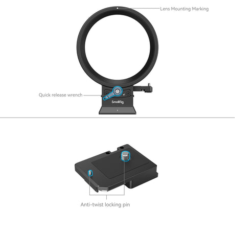 SmallRig Rotatable Horizontal-to-Vertical Mount Plate Kit for Canon EOS R Series 4300