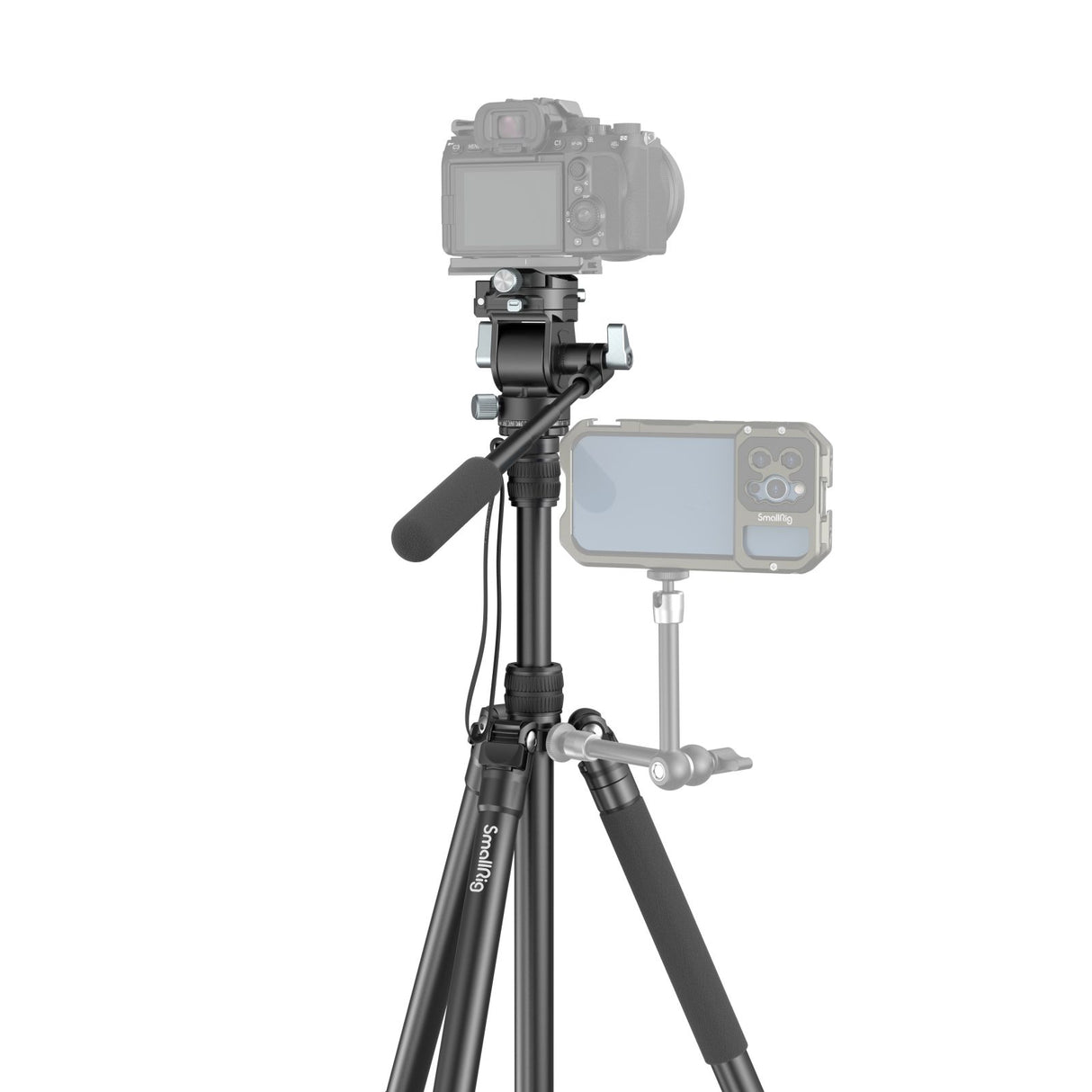 SmallRig FreeBlazer Aluminum Alloy Video Tripod CT195