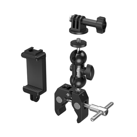 SmallRig Crab-Shaped Super Clamp with Ballhead Magic Arm
