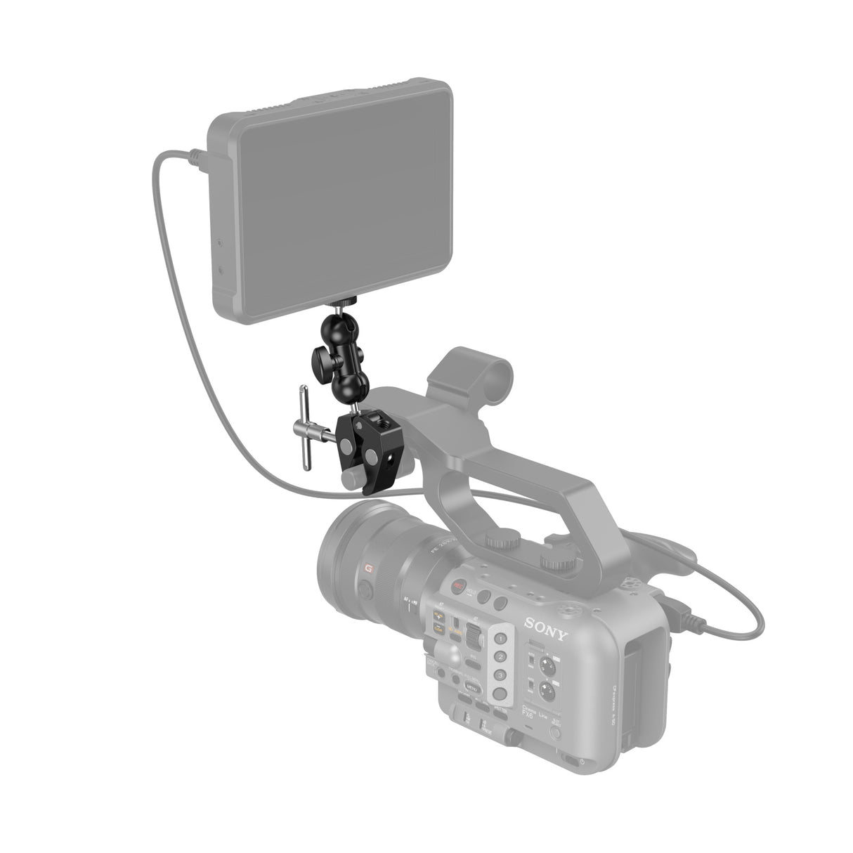 SmallRig Crab-Shaped Super Clamp with Ballhead Magic Arm