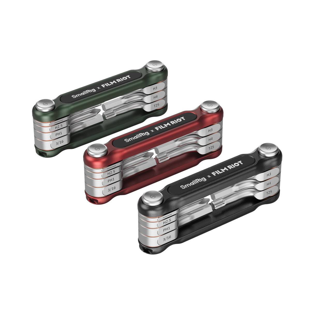 SmallRig x FILM RIOT 7-in-1 Folding Wrench Set (Green)