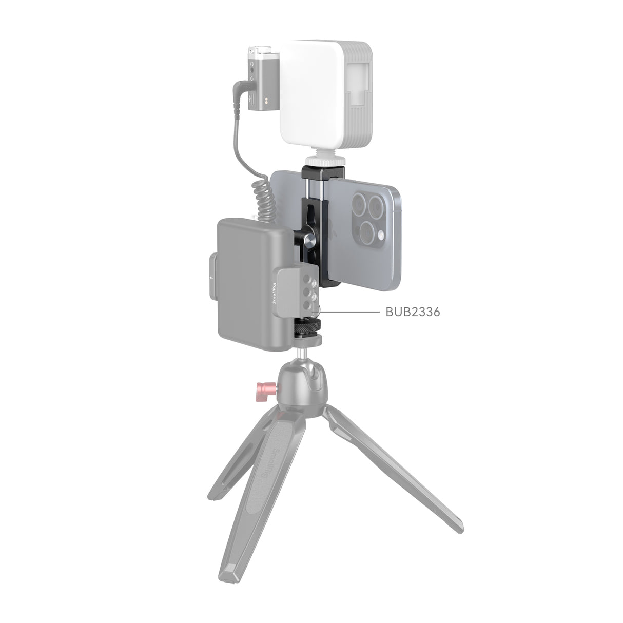 SmallRig Metal Phone Holder with Cold Shoe Mount