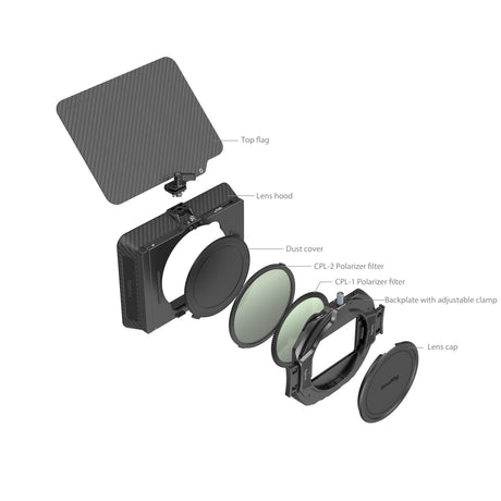 SmallRig Matte Box with Adjustable Clamp and VND Kit