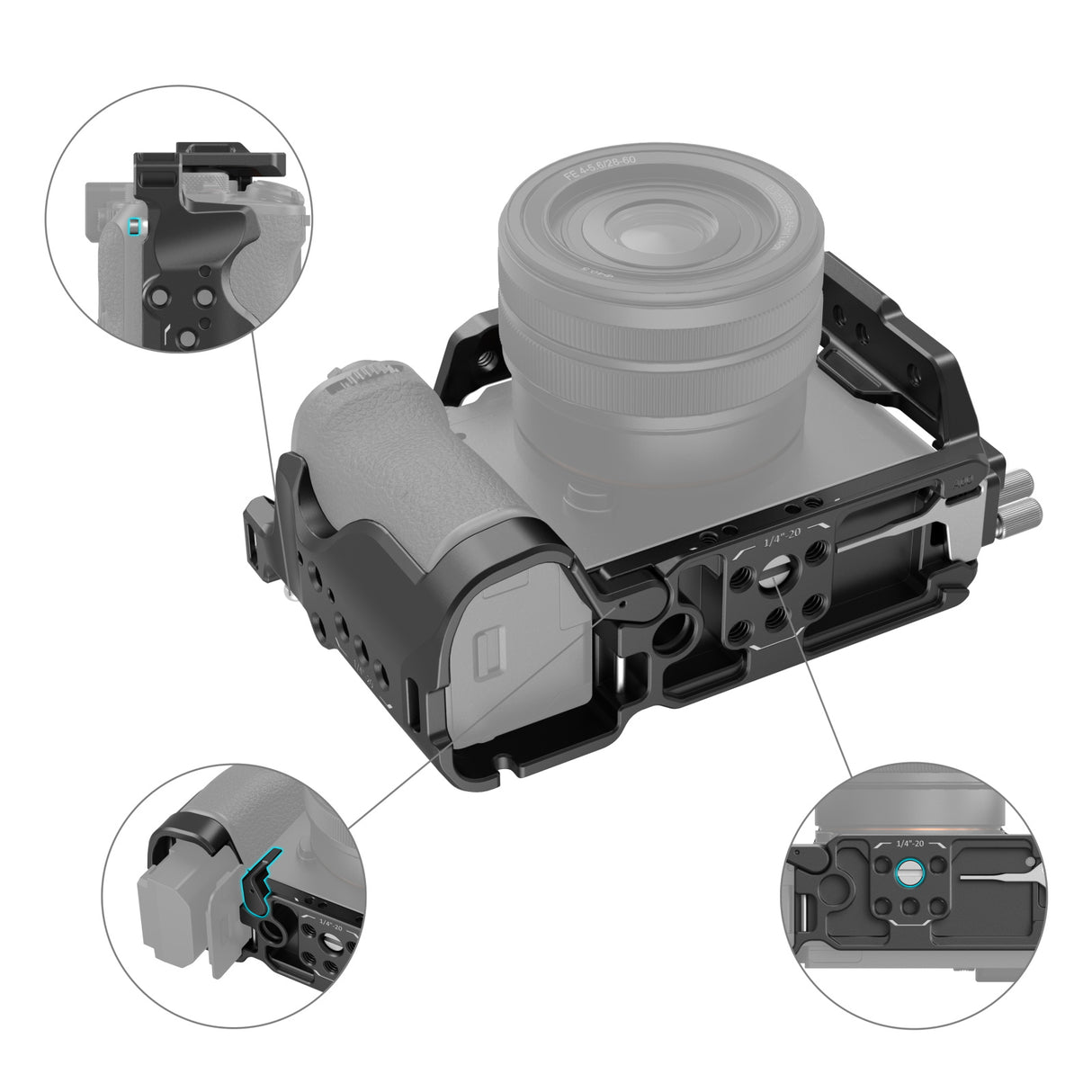 SmallRig Cage Kit for Sony Alpha 7C II & Alpha 7CR
