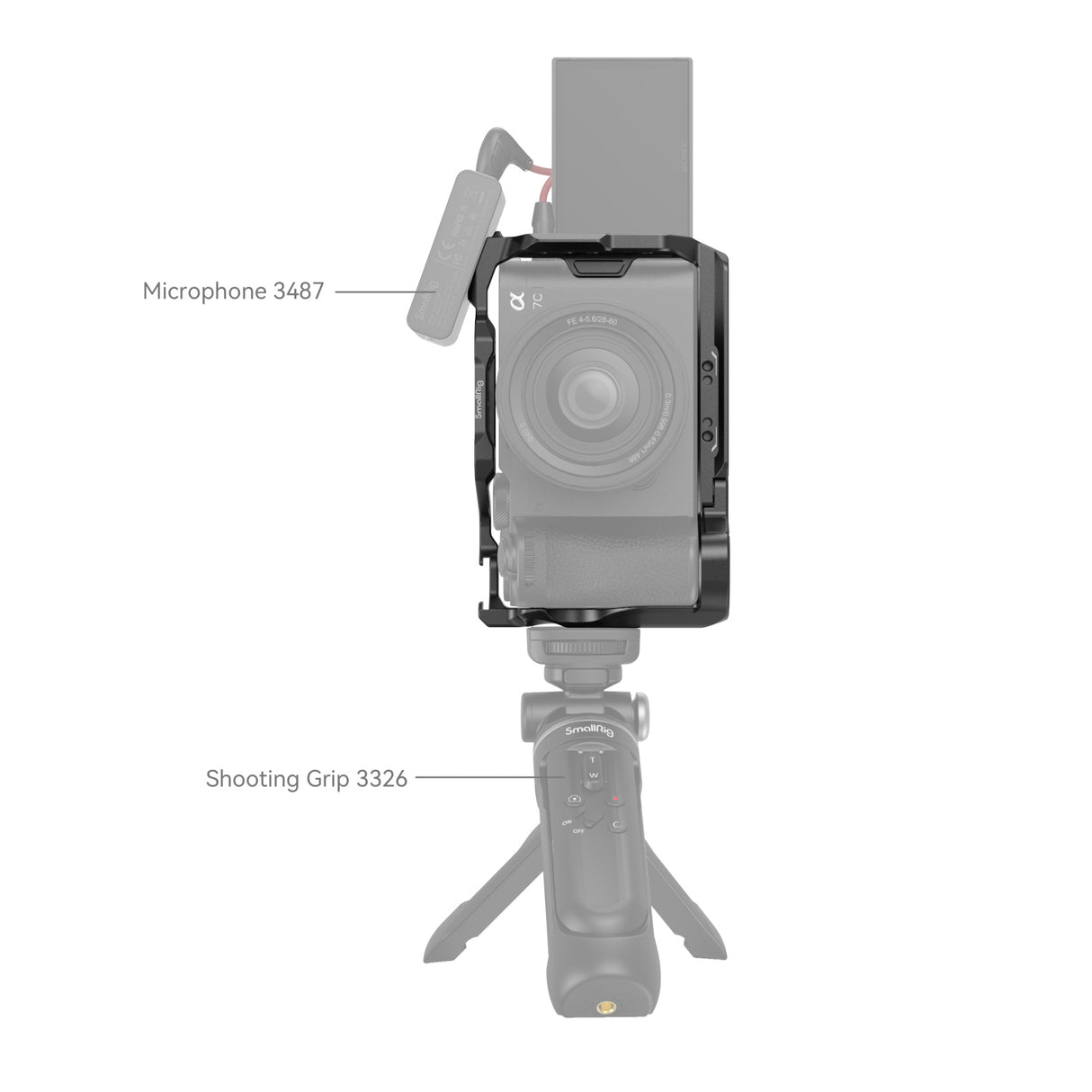 SmallRig Cage Kit for Sony Alpha 7C II & Alpha 7CR