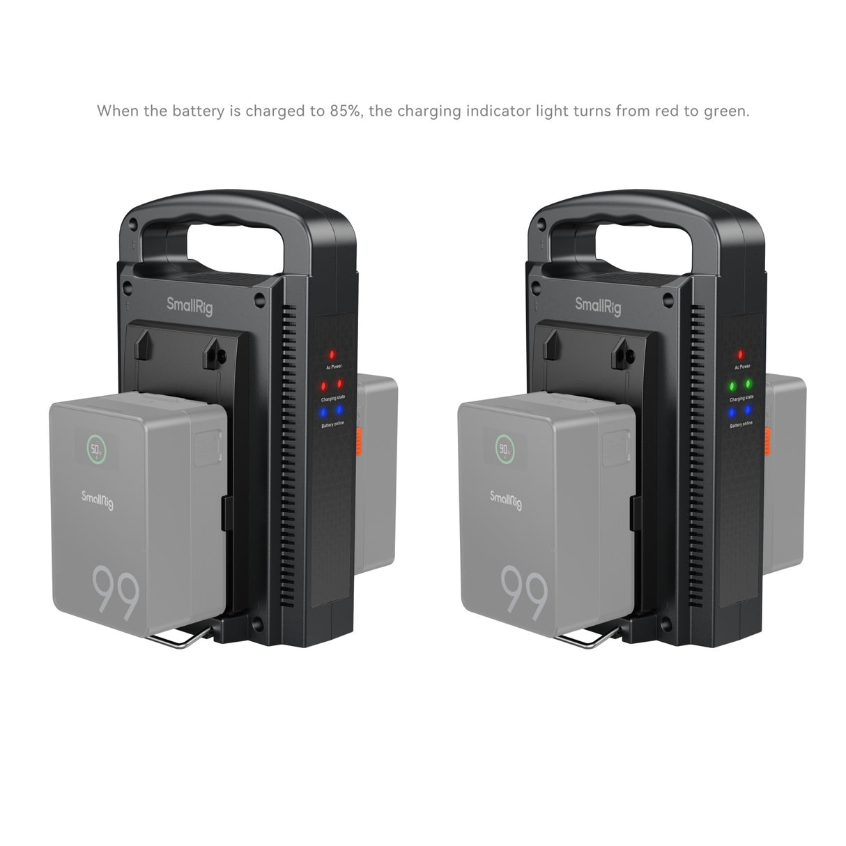 SmallRig Dual Channel V-Mount Battery Charger (American Standard)