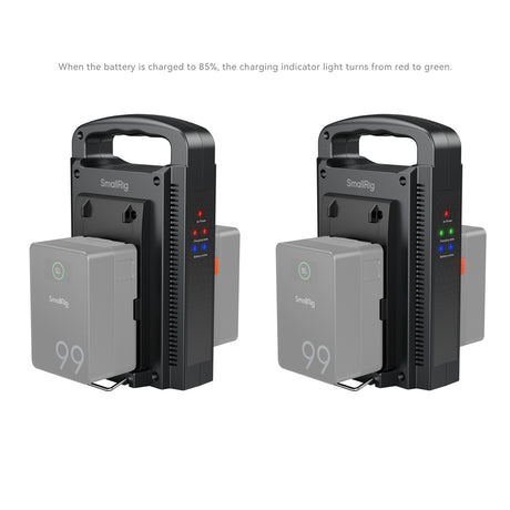 SmallRig Dual Channel V-Mount Battery Charger (American Standard)