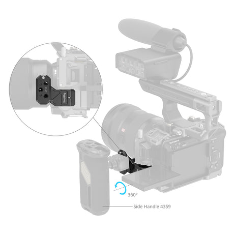 SmallRig Side Handle Extension Adapter with NATO Clamp