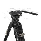 SmallRig Professional Fluid Head Tripod Kit AD-Pro8 4465