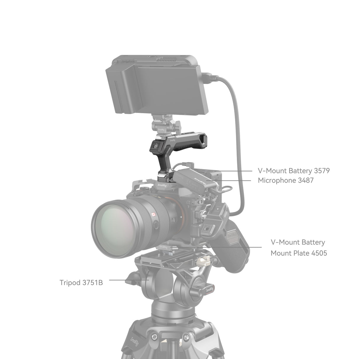 SmallRig HawkLock H21 Quick Release Top Handle Kit