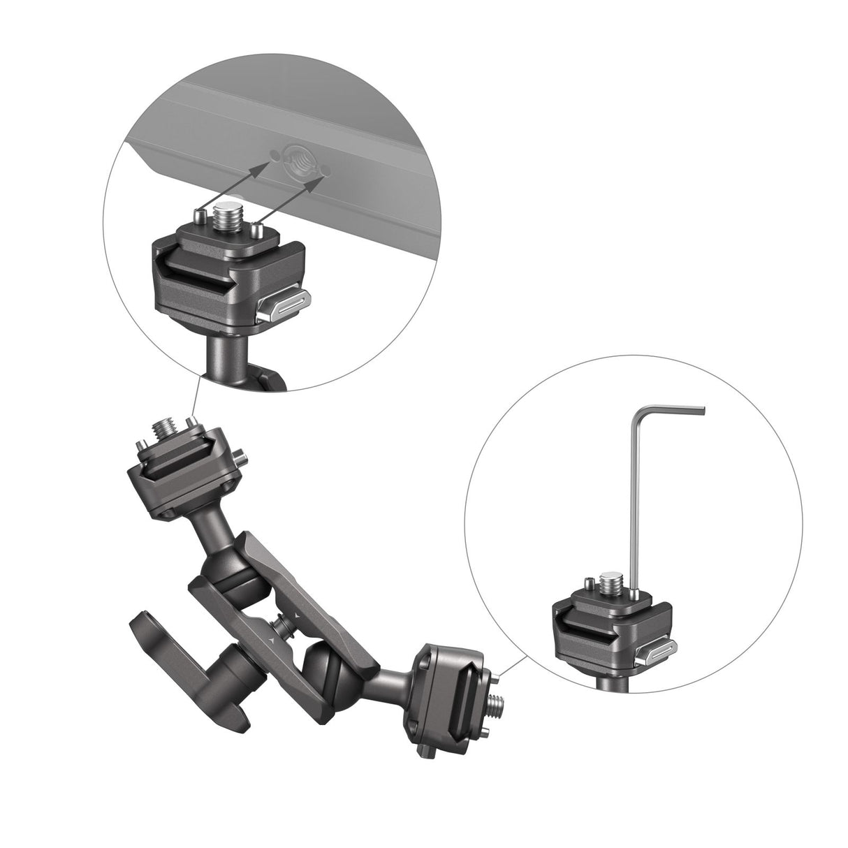SmallRig HawkLock H21 Quick Release Magic Arm with Ball Head