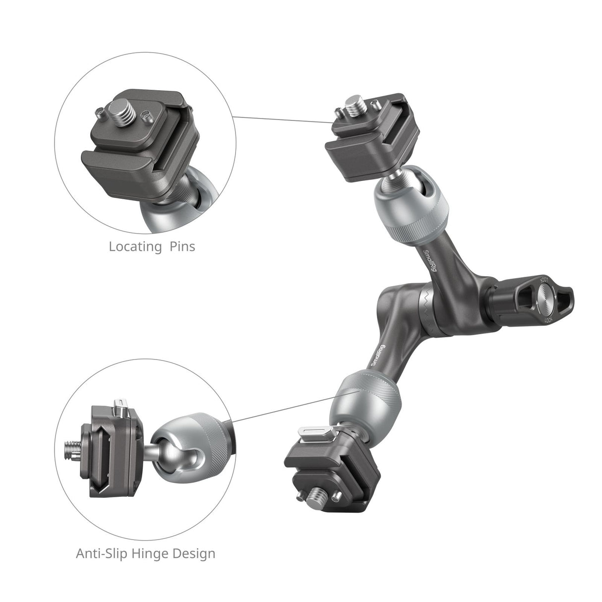 SmallRig HawkLock H21 Quick Release Rosette Magic Arm (7")