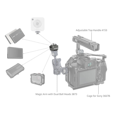 SmallRig HawkLock H21 Universal Quick Release Mount Plate Kit