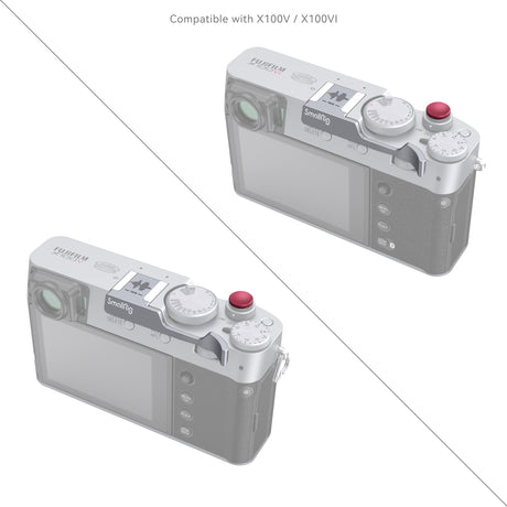 SmallRig Thumb Grip for FUJIFILM X100VI / X100V (Silver)