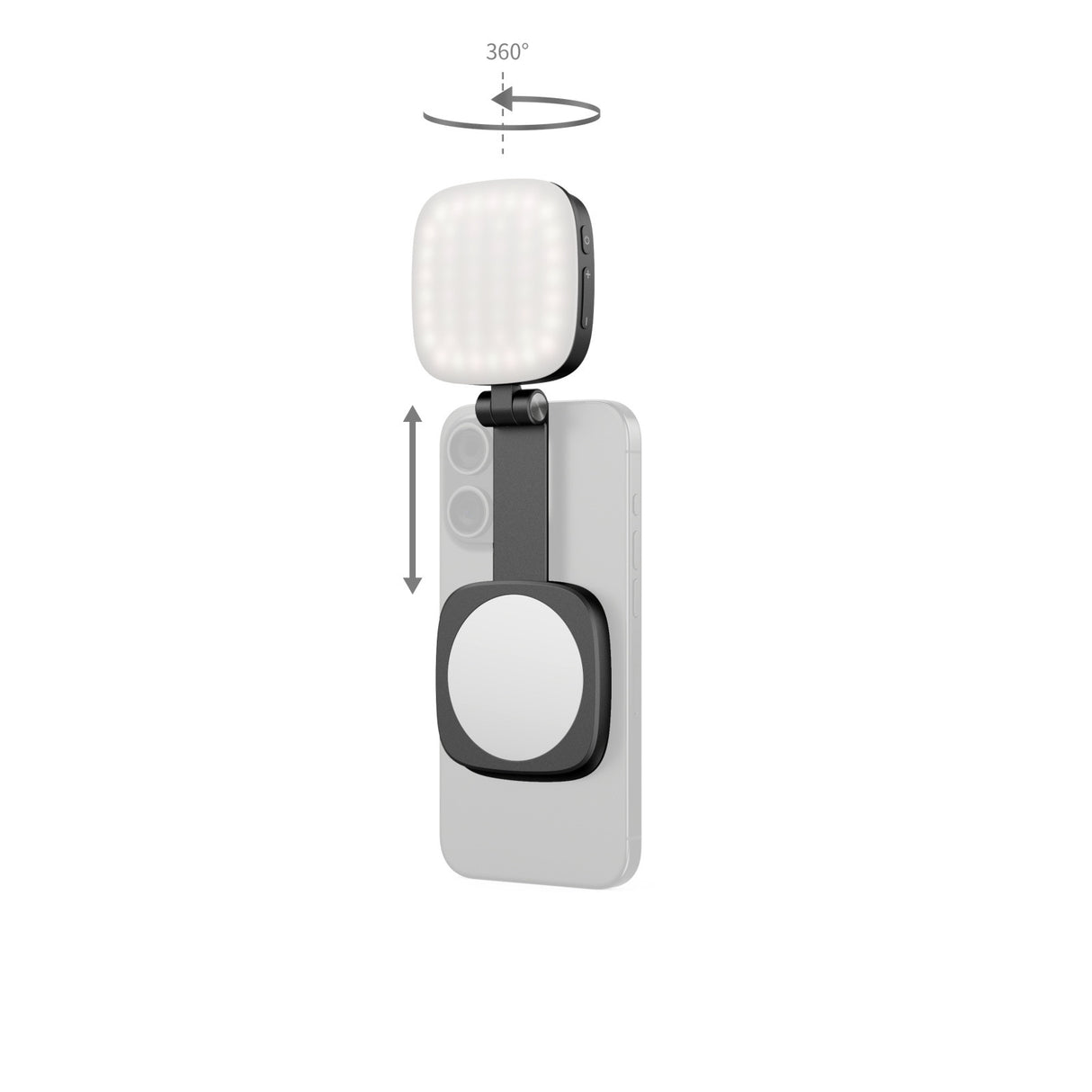 SmallRig Vibe P48 Detachable Mobile Phone LED Video Light(Black) 4656