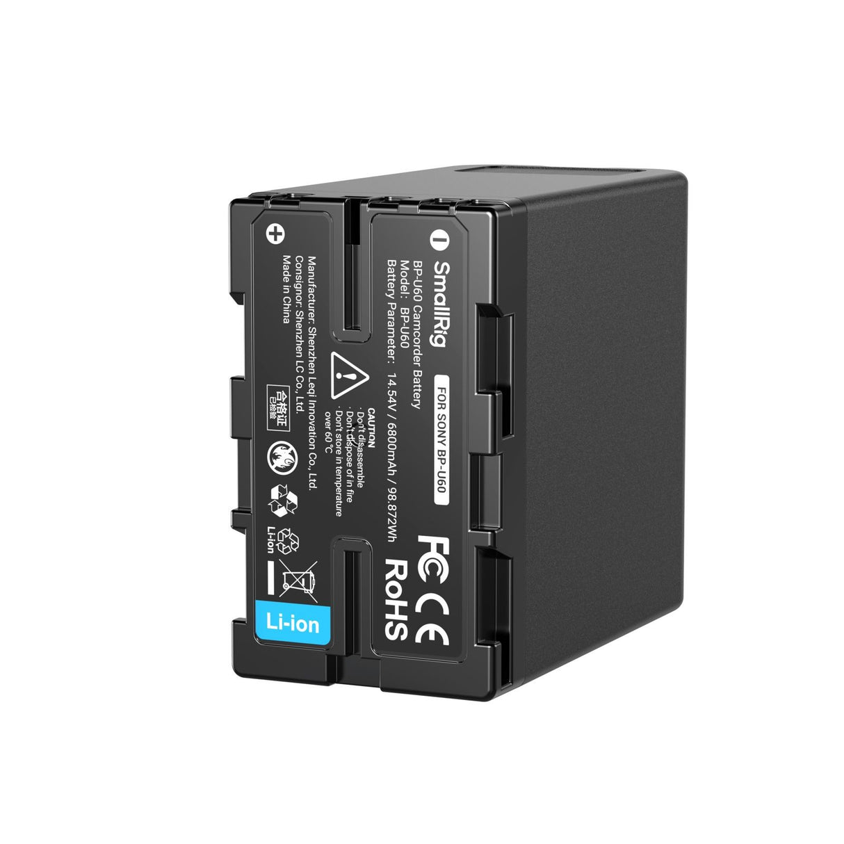 SmallRig BP-U60 Camcorder Battery