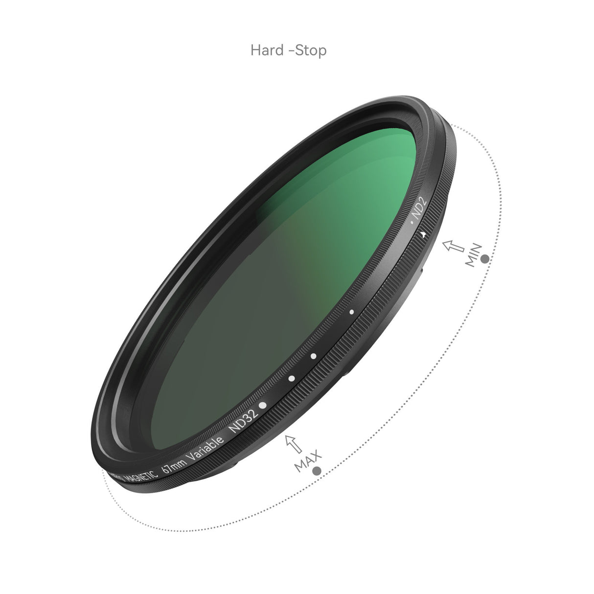 SmallRig Attachable VND Filter Kit ND2-ND32 (1-5 Stop) with M-mount Filter Adapter 67mm 4724