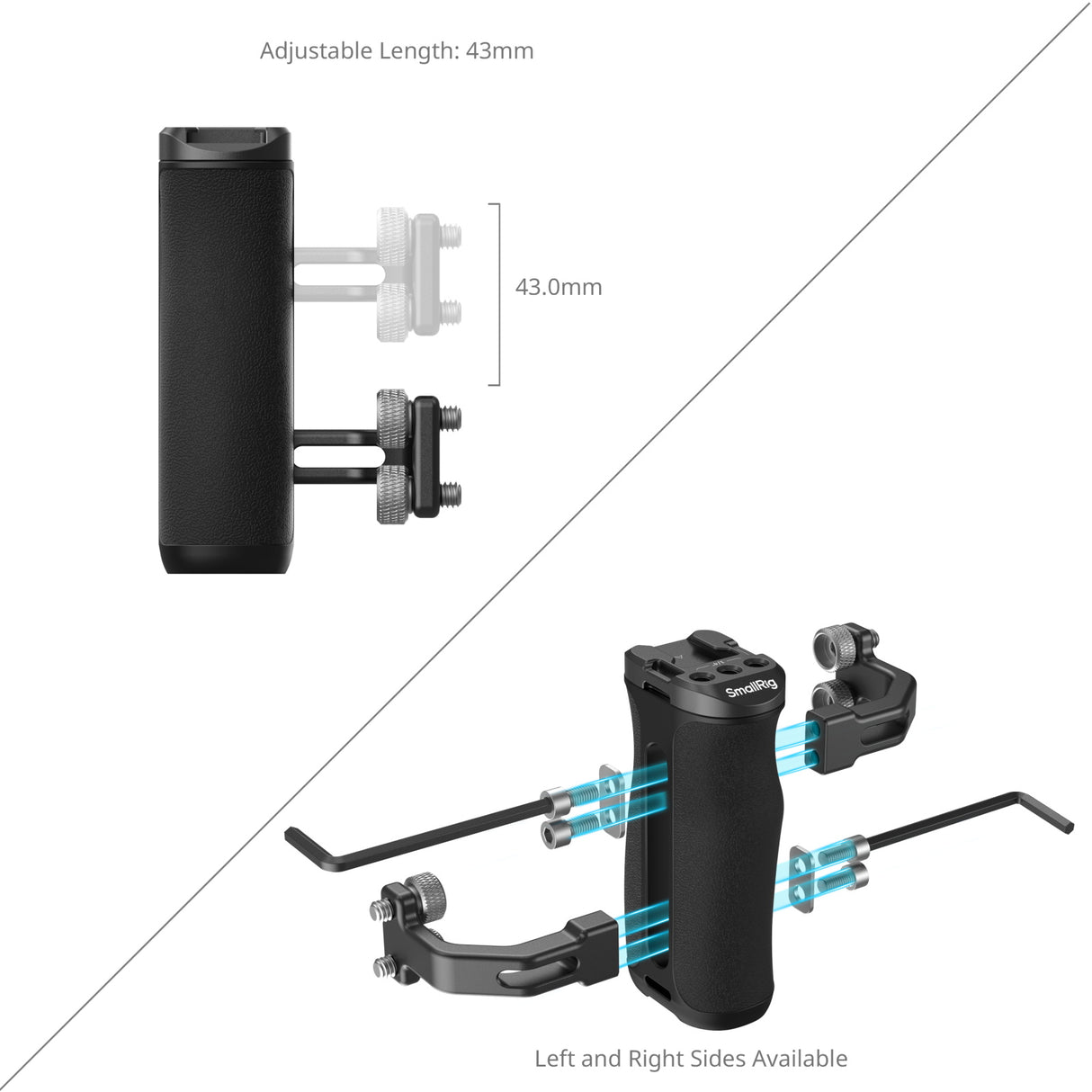 SmallRig Mini Side Handle with 1/4"-20 Screws