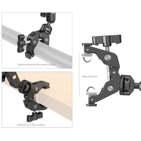 SmallRig Desktop Shooting Magic Arm with Crab Clamp Kit