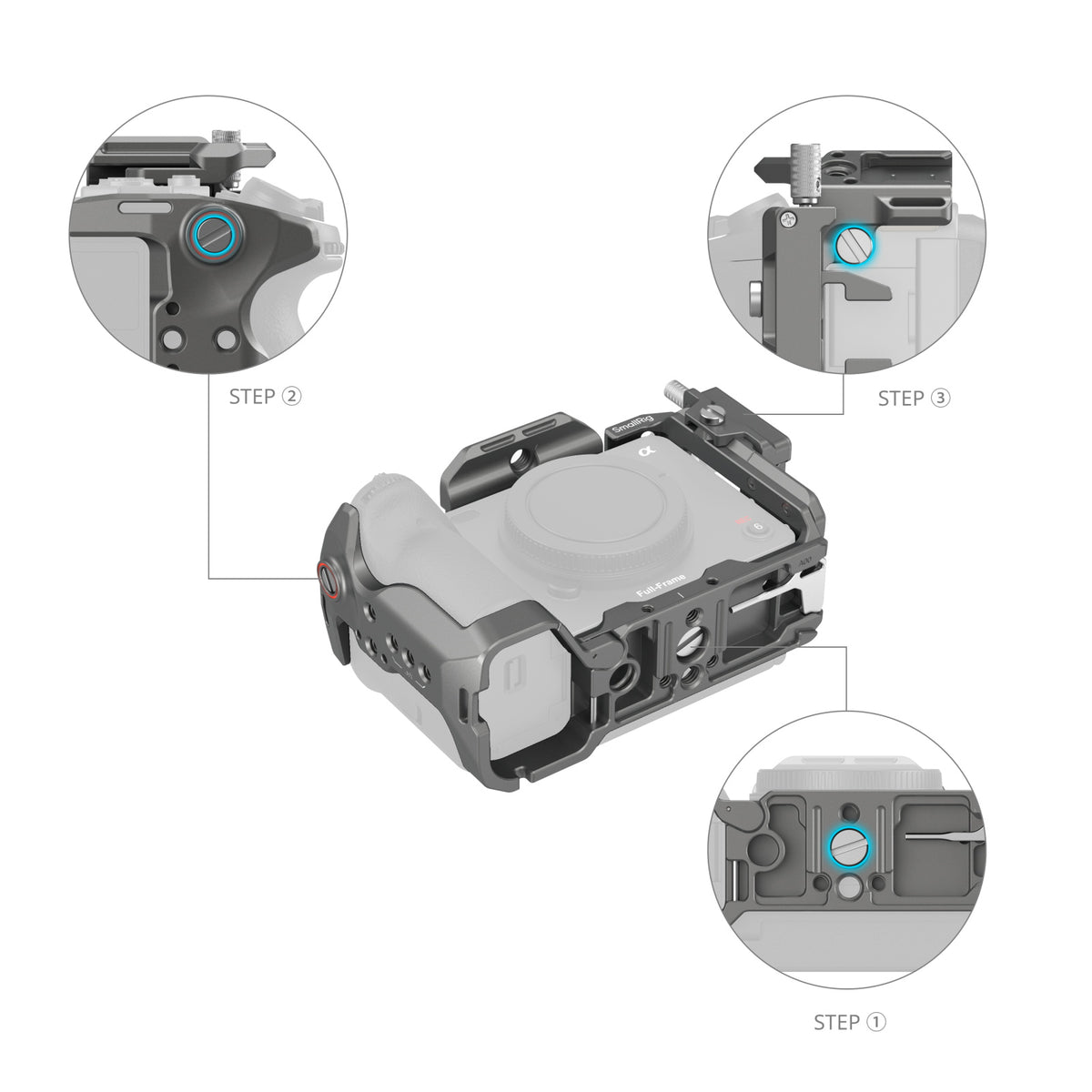 SmallRig "HawkLock" Quick Release Cage Kit for Sony FX3 & FX30