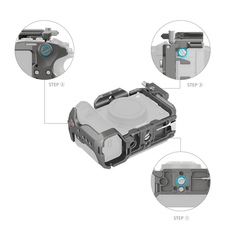 SmallRig "HawkLock" Quick Release Cage Kit for Sony FX3 & FX30