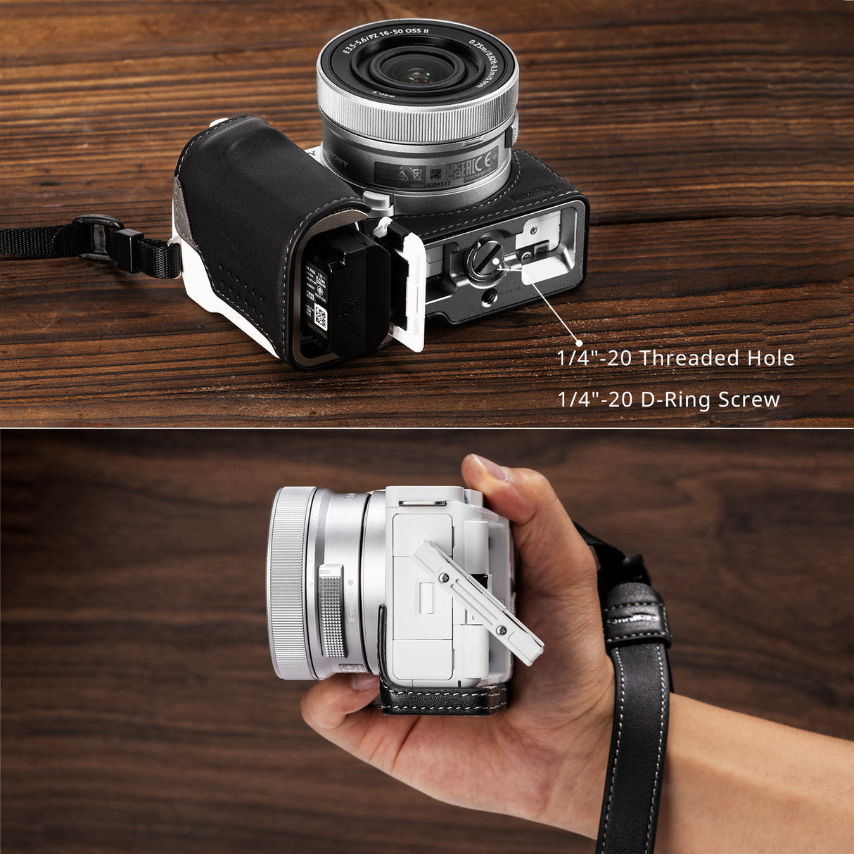 SmallRig Leather Case Kit for Sony ZV-E10 II (Black)