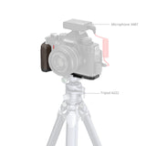 SmallRig L-Shape Mount Plate with Wooden Handle for Nikon Z f