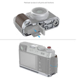 SmallRig Wooden L-Shape Grip for FUJIFILM X100VI / X100V (Silver)