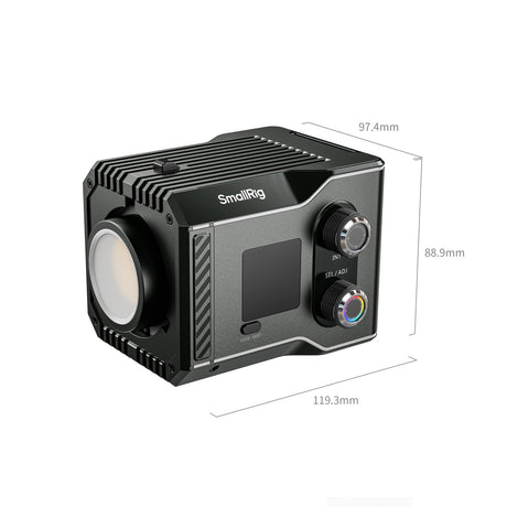 SmallRig RC 60C RGB LED Video Light (with Powerbank Clamp Edition)