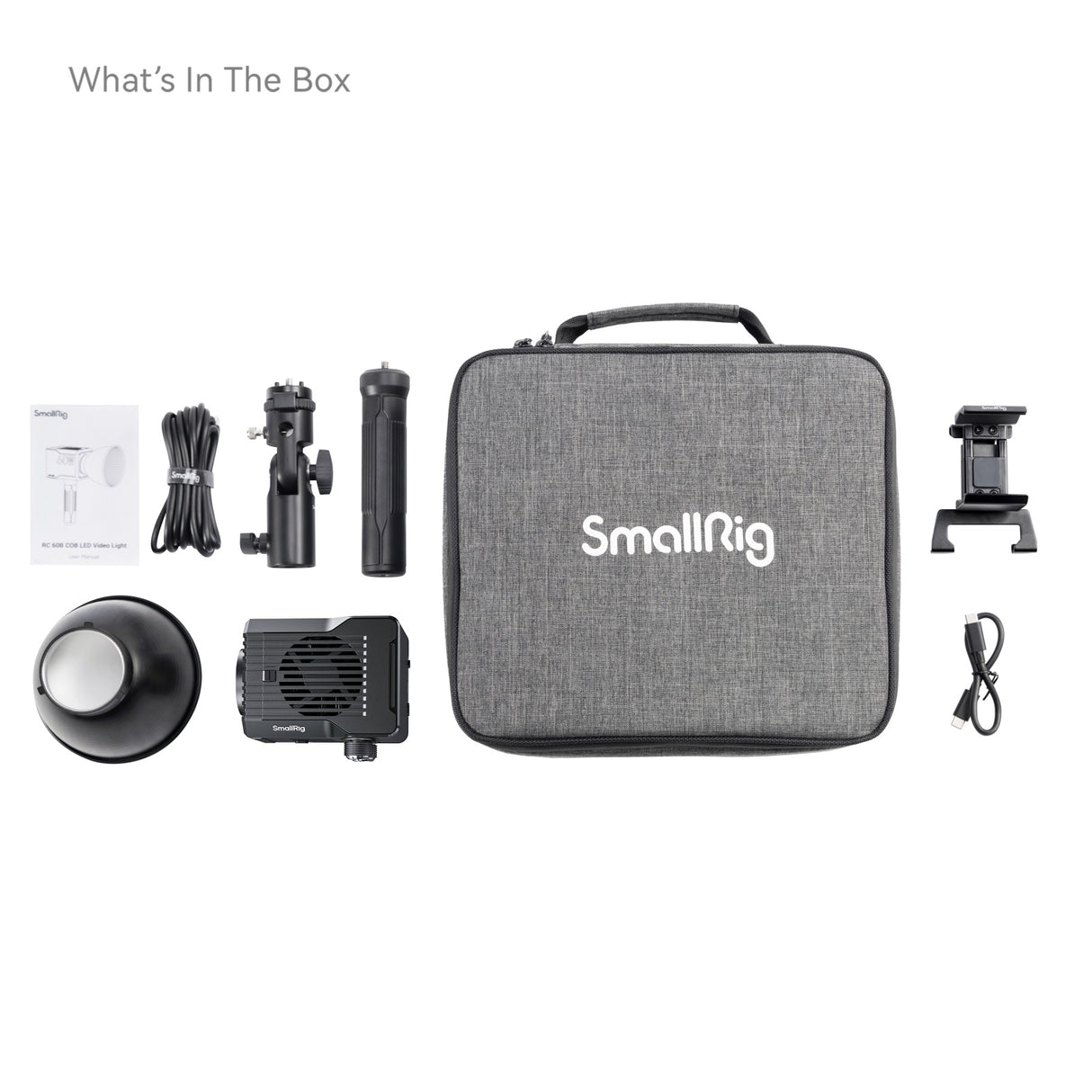 SmallRig RC 60C RGB LED Video Light (with Powerbank Clamp Edition)