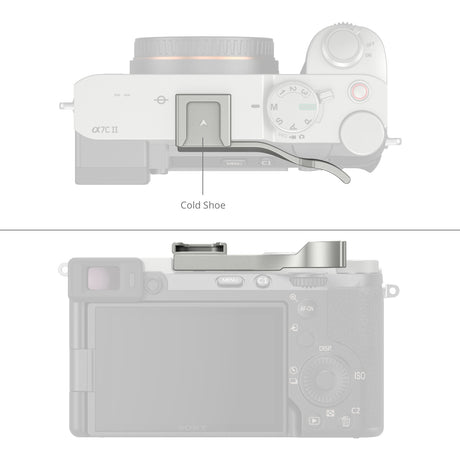 SmallRig Thumb Grip for Sony Alpha 7C II & Alpha 7CR & Alpha 7C (Silver)