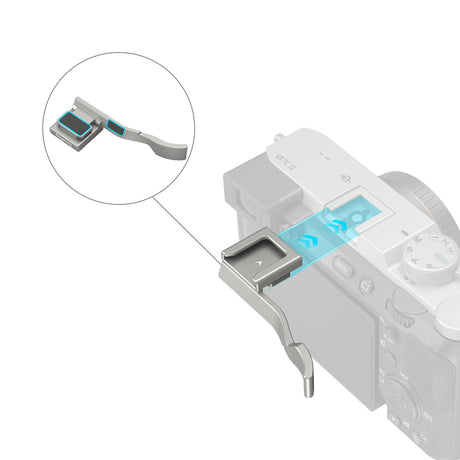 SmallRig Thumb Grip for Sony Alpha 7C II & Alpha 7CR & Alpha 7C (Silver)