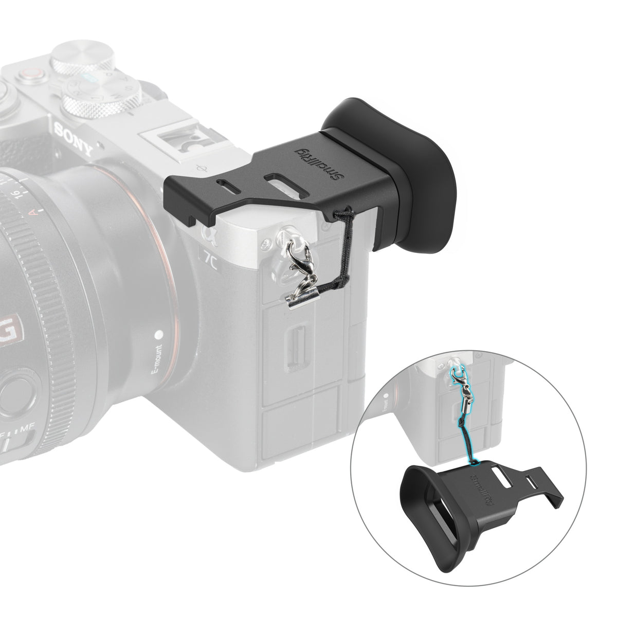 SmallRig Camera Viewfinder Eyecup for Sony Alpha 7C II & Alpha 7CR