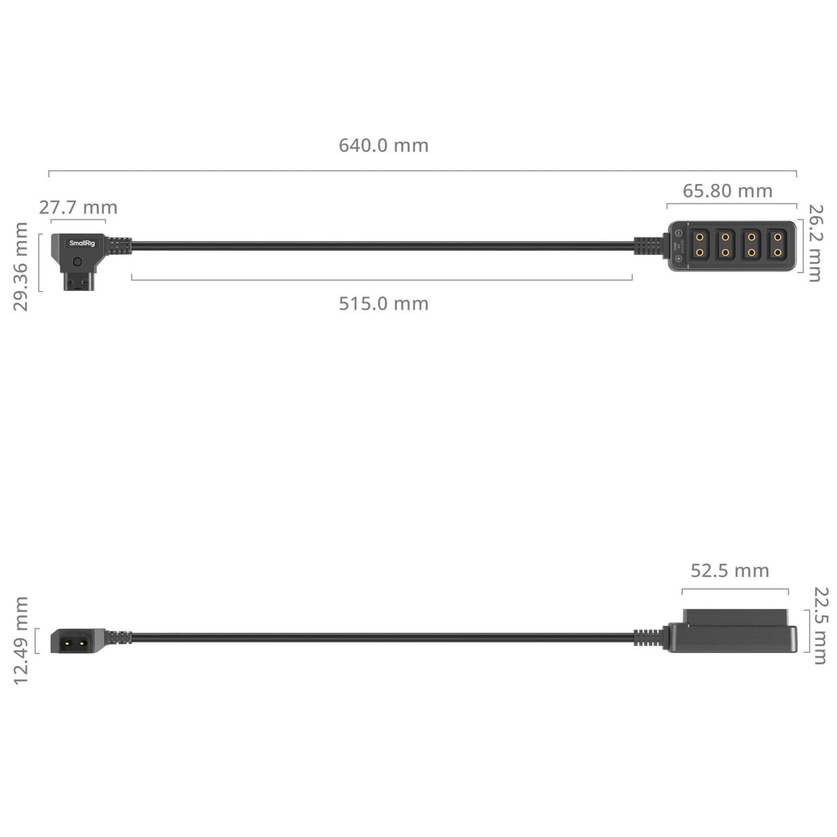 SmallRig D-Tap 1-to-4 Power Cable